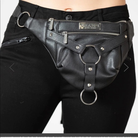 KILLSTAR UNCHAINED WAIST BAG BLACK NWT - Picture 2 of 6